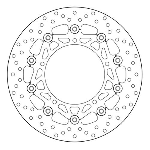 BREMBO - DISCO SERIE ORO FLOTTANTE 78B40831  Anteriore