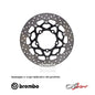 BREMBO - DISCO SERIE ORO FLOTTANTE 78B40864 Anteriore