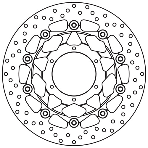 BREMBO - DISCO SERIE ORO FLOTTANTE 78B40867 Anteriore