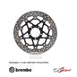 BREMBO - DISCO SERIE ORO FLOTTANTE 78B40880 Anteriore