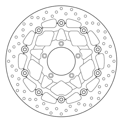 BREMBO - DISCO SERIE ORO FLOTTANTE 78B40889 Anteriore