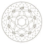 BREMBO - DISCO SERIE ORO FLOTTANTE 78B408B4 Anteriore