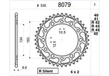 Carica l'immagine nel visualizzatore di Gallery, KIT TRASMISSIONE TROFEO HONDA Cod. 255491000