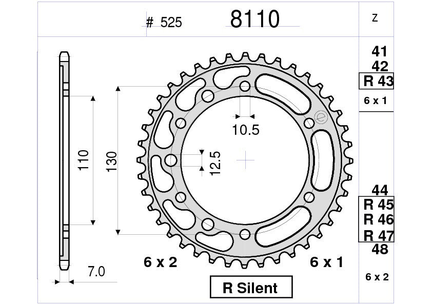 KIT TRASMISSIONE DID YAMAHA Cod. 376058000