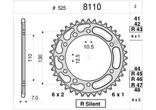 Carica l'immagine nel visualizzatore di Gallery, KIT TRASMISSIONE TROFEO SUZUKI  Cod. 2562101745