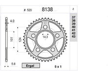 Carica l'immagine nel visualizzatore di Gallery, KIT TRASMISSIONE DID RACING KTM Cod. 37A180