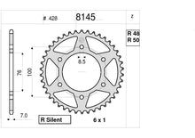 Carica l'immagine nel visualizzatore di Gallery, KIT TRASMISSIONE TROFEO YAMAHA Cod. 2557211450