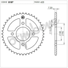 Carica l'immagine nel visualizzatore di Gallery, KIT TRASMISSIONE TROFEO HONDA Cod. 256151000