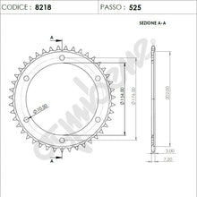 Carica l'immagine nel visualizzatore di Gallery, KIT TRASMISSIONE TROFEO HONDA Cod. 2561321543