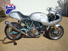 Carica l'immagine nel visualizzatore di Gallery, Termignoni KIT 2in1 P.SMART/SPORT CL.MONO - 96307106B — scarico montato sulla moto, vista 2