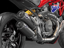 Carica l'immagine nel visualizzatore di Gallery, Termignoni SILENZIATORI MONSTER 821 - 96480541A — scarico montato sulla moto, vista 2