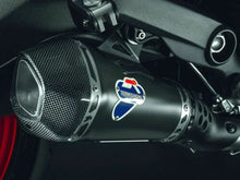 Carica l'immagine nel visualizzatore di Gallery, Termignoni SILENZIATORE SCRAMBLER BASSO NERO - 96481961AA — scarico montato sulla moto, vista 1