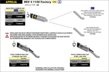 Carica l'immagine nel visualizzatore di Gallery, ARROW IMPIANTO COMPLETO RSV4 1100 FACTORY '19/20
