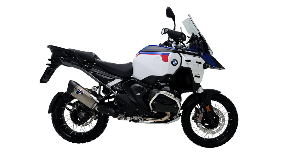 Termignoni BW2808040ITC — scarico montato sulla moto, vista 2