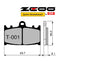 PASTIGLIE OGNIBENE ZCOO KAWASAKI Versys 1000 '12/16
