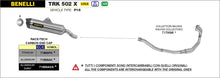 Carica l'immagine nel visualizzatore di Gallery, ARROW IMPIANTO SCARICO  BENELLI TRK 502X '18/20