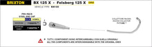 Carica l'immagine nel visualizzatore di Gallery, ARROW IMPIANTO SCARICO BX 125 X - FELSBERG 125 X '19/20