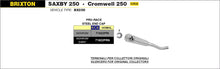 Carica l'immagine nel visualizzatore di Gallery, ARROW TERMINALE BRIXTON SAXBY 250 '19 - CROMWELL 250 '20