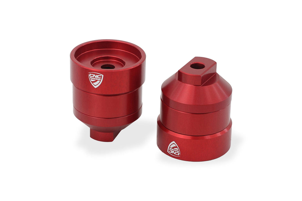 Contrappesi manubrio Moto Guzzi V85 TT - Rosso