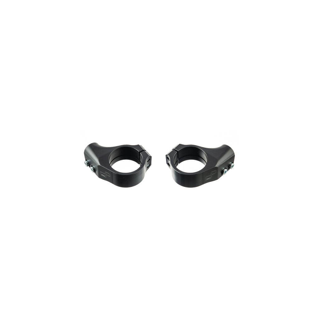 Lightech Coppia Bracciali Manubrio Ø50 Offset 25 Inclinazione 7° - Nero