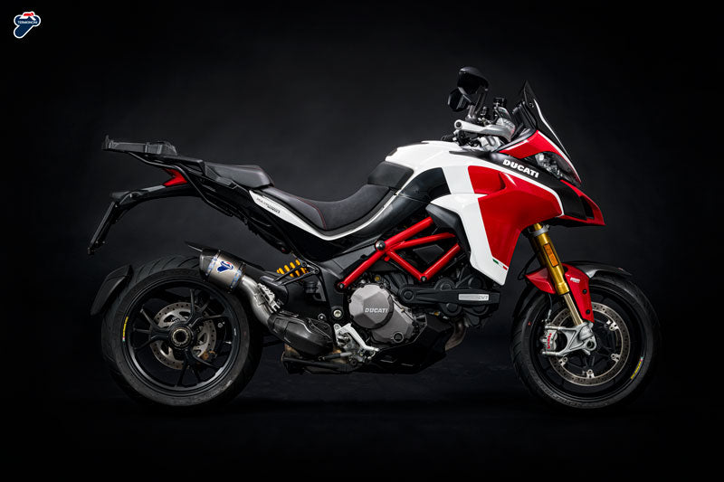 Termignoni D18310200TTC — scarico montato sulla moto, vista 1