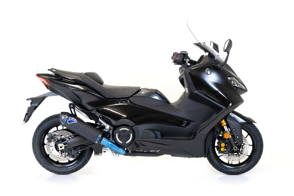 Termignoni Y12609400BNC — scarico montato sulla moto, vista 1
