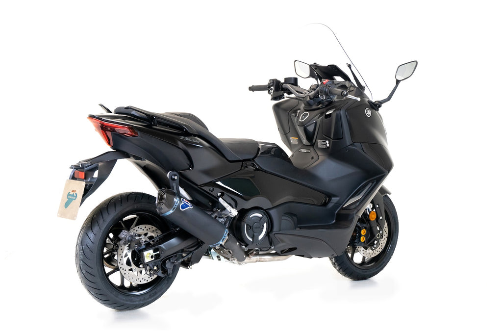 Termignoni Y12609400INC — scarico montato sulla moto, vista 2