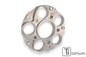 Flangia parastrappi 5 fori Ducati - TITANIO