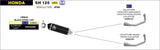 ARROW IMPIANTO SCARICO HONDA SH 125 '20/23 - SH 150 '20/23