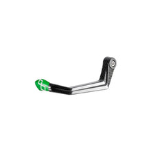 Carica l'immagine nel visualizzatore di Gallery, Lightech Protezione Leva Frizione in Carbonio/ Terminale Colorato - Interasse 132 mm - Verde