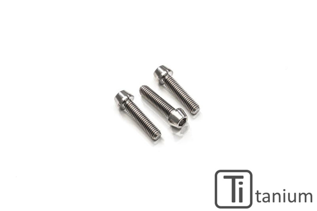 Presa d'aria copricinghie orizzontale kit viti M6X20 (3 pz) - Titanio