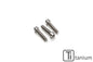 Presa d'aria copricinghie orizzontale kit viti M6X20 (3 pz) - Titanio