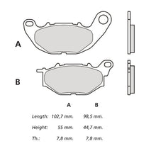 Carica l'immagine nel visualizzatore di Gallery, BREMBO RACING - KIT PASTIGLIE MESCOLA Z04 M068Z04