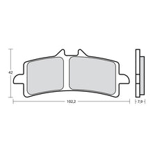 Carica l'immagine nel visualizzatore di Gallery, BREMBO RACING - KIT PASTIGLIE MESCOLA Z04 M497Z04