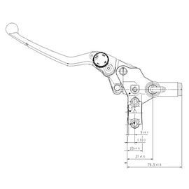 BREMBO - POMPA FRIZIONE BREMBO ASSIALE 10974014