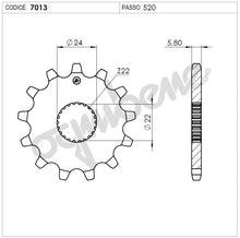 Carica l'immagine nel visualizzatore di Gallery, KIT TRASMISSIONE OGNIBENE APRILIA RS125 '06/11