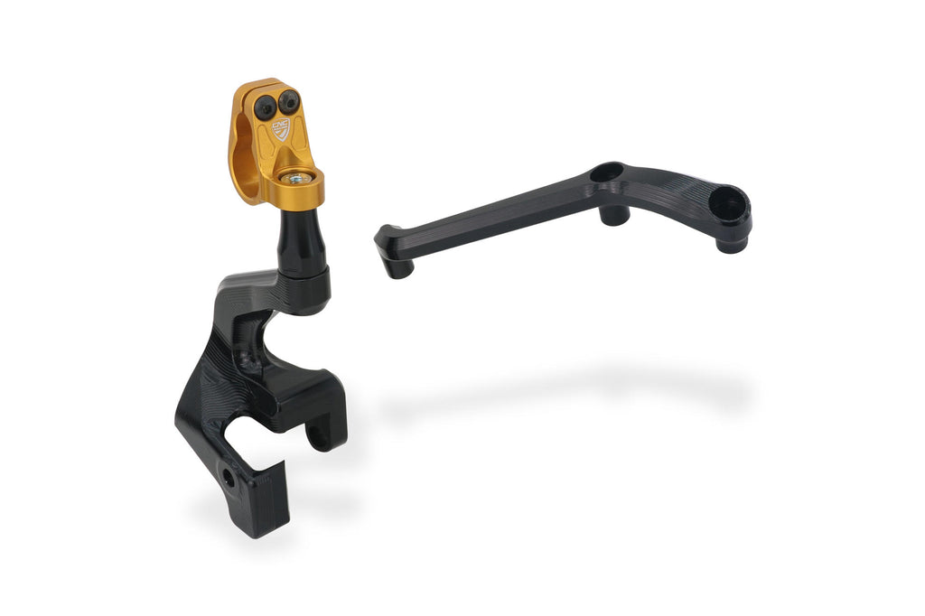 Supporto ammortizzatore di sterzo Ducati Multistrada V4 Pikes Peak e RS con riser RM251