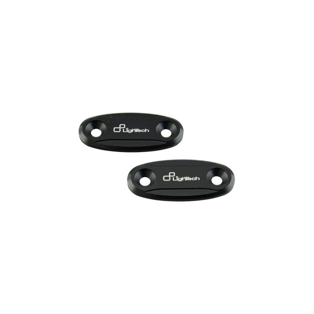 Lightech Coppia Tappi Sede Specchio - Nero