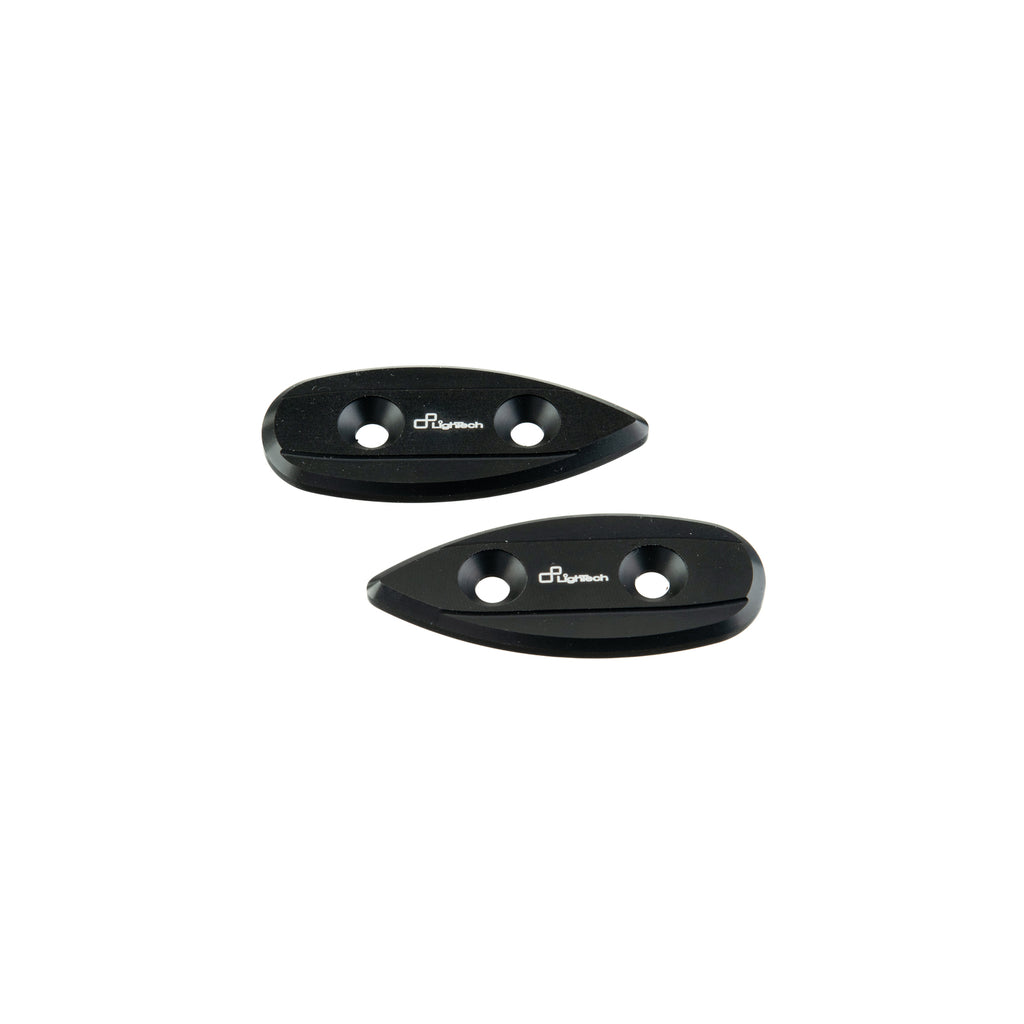 Lightech Coppia Tappi Sede Specchio - Nero