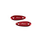 Lightech Coppia Tappi Sede Specchio - Rosso