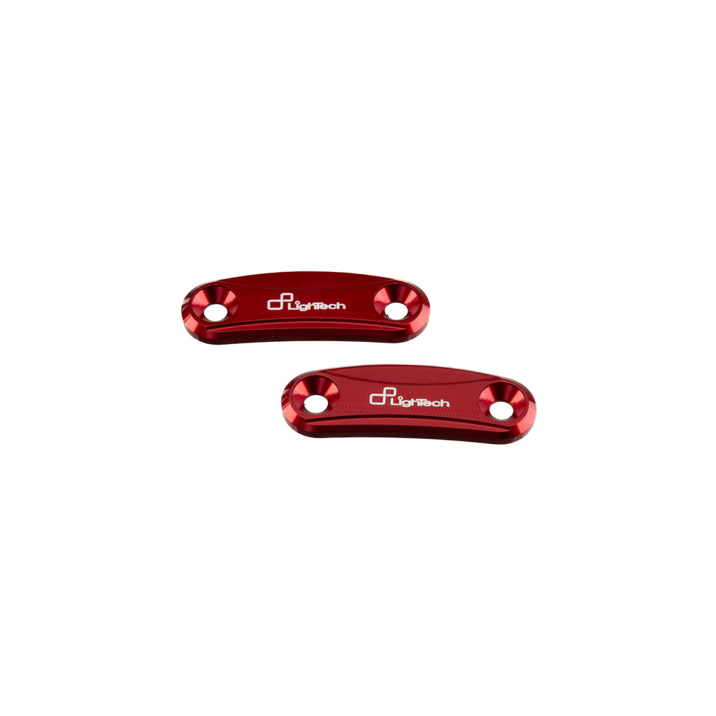 Lightech Coppia Tappi Sede Specchio - Rosso