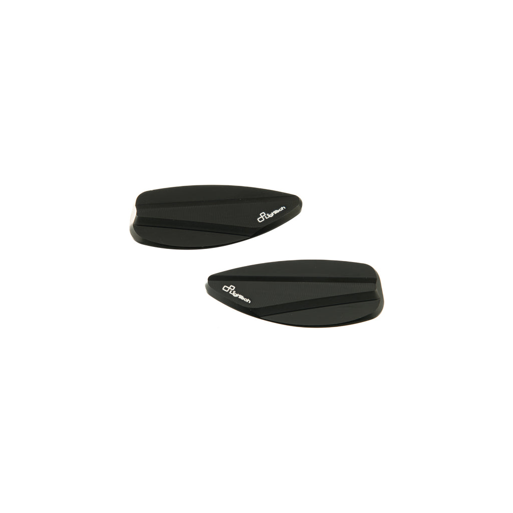 Lightech Coppia Tappi Sede Specchio - Nero