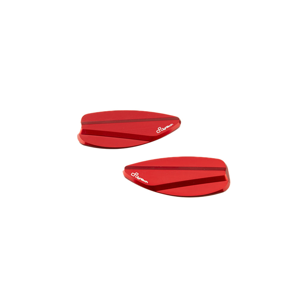 Lightech Coppia Tappi Sede Specchio - Rosso