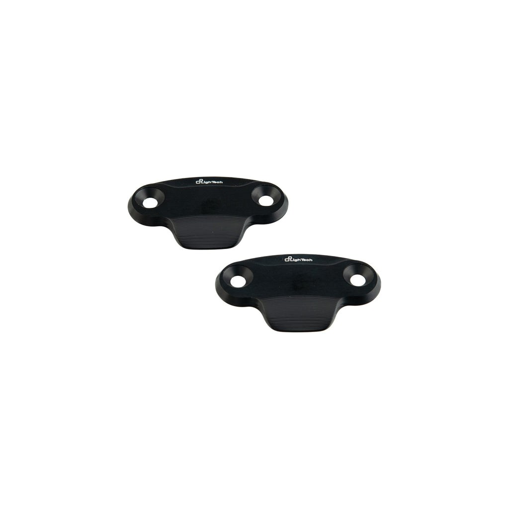 Lightech Coppia tappi sede specchio - Nero