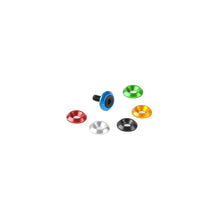 Carica l'immagine nel visualizzatore di Gallery, Lightech Kit Viti Ergal Nere M8x25 E Rondelle Anodizzate