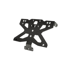 Lightech Supporto targa con staffe catadiottro e frecce inclusi (Mod. B2 Per Corea) - Nero