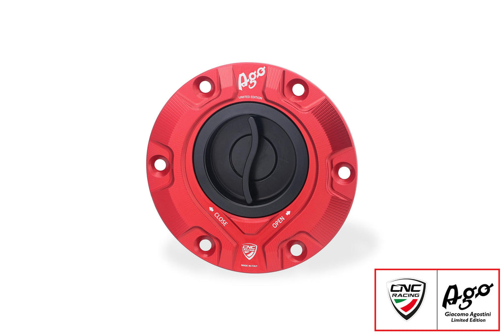 Tappo serbatoio carburante - Giacomo Agostini Limited Edition - Rosso/Nero