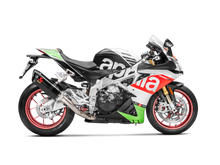 Carica l'immagine nel visualizzatore di Gallery, Akrapovic Silenziatore Aprilia RSV 4 2017–2020 — S-A10SO9-RC