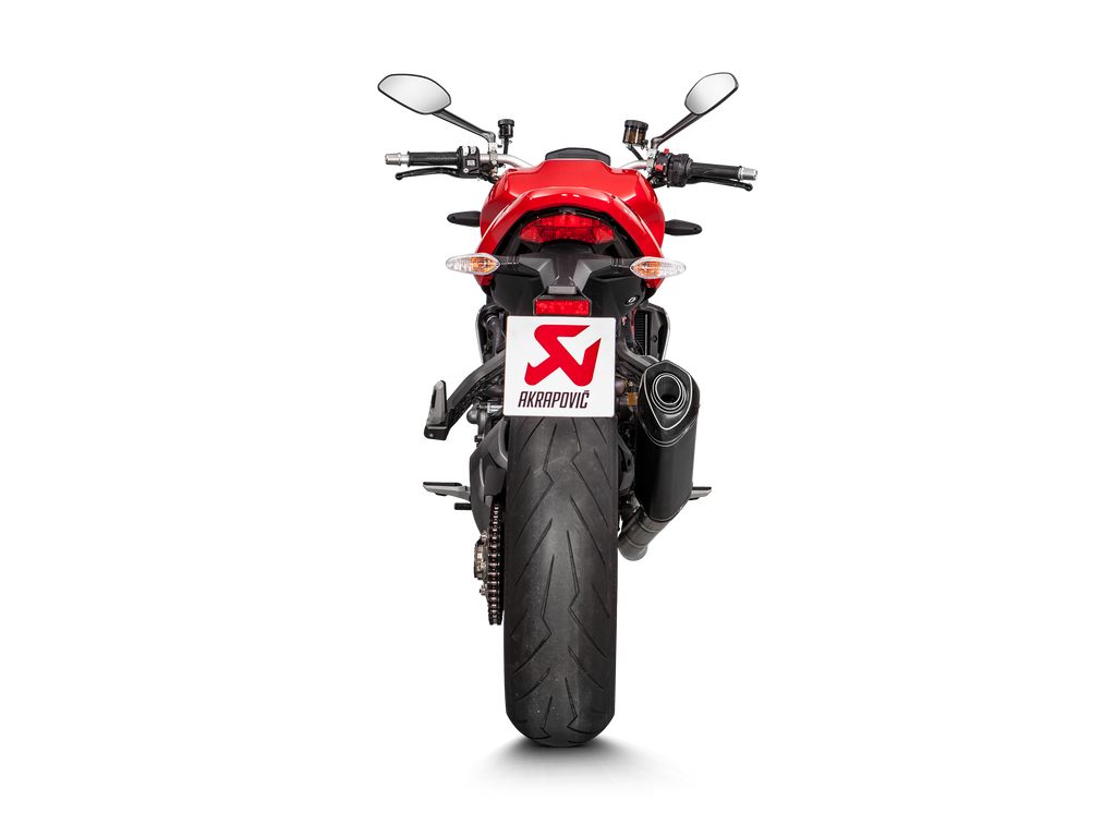 Akrapovic Silenziatore Ducati MONSTER 821 2017–2020 — S-D12SO8-RTBL