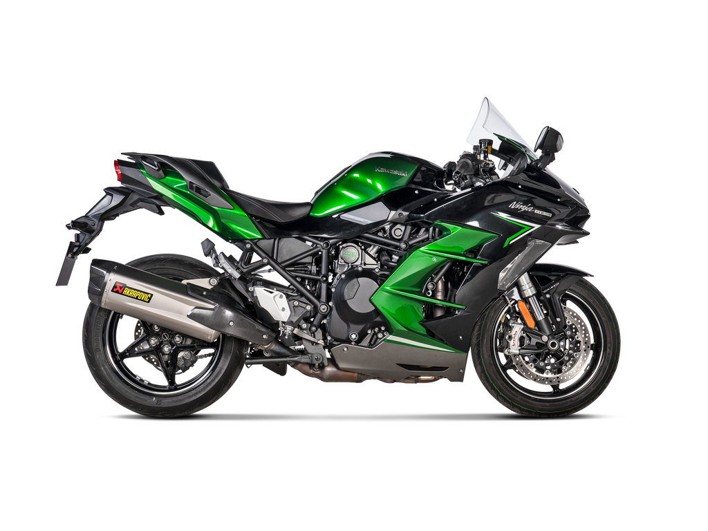 Akrapovic Silenziatore Kawasaki NINJA H2 SX 2021–2025 — S-K10SO30-HGIT